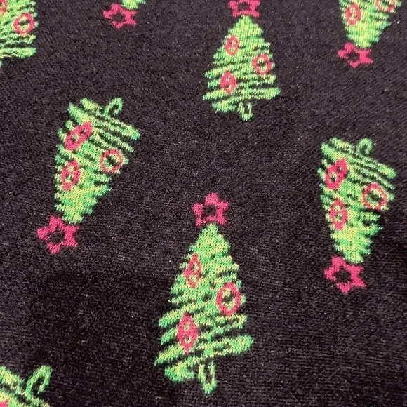 [M]  The Rail mens long crew neck xmass tree print sweater - Picture 6 of 10